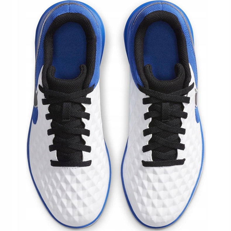 Nike Tiempo Legend 8 Club Ic Junior AT5882 104 scarpe da calcio blu, bianco bianco 1