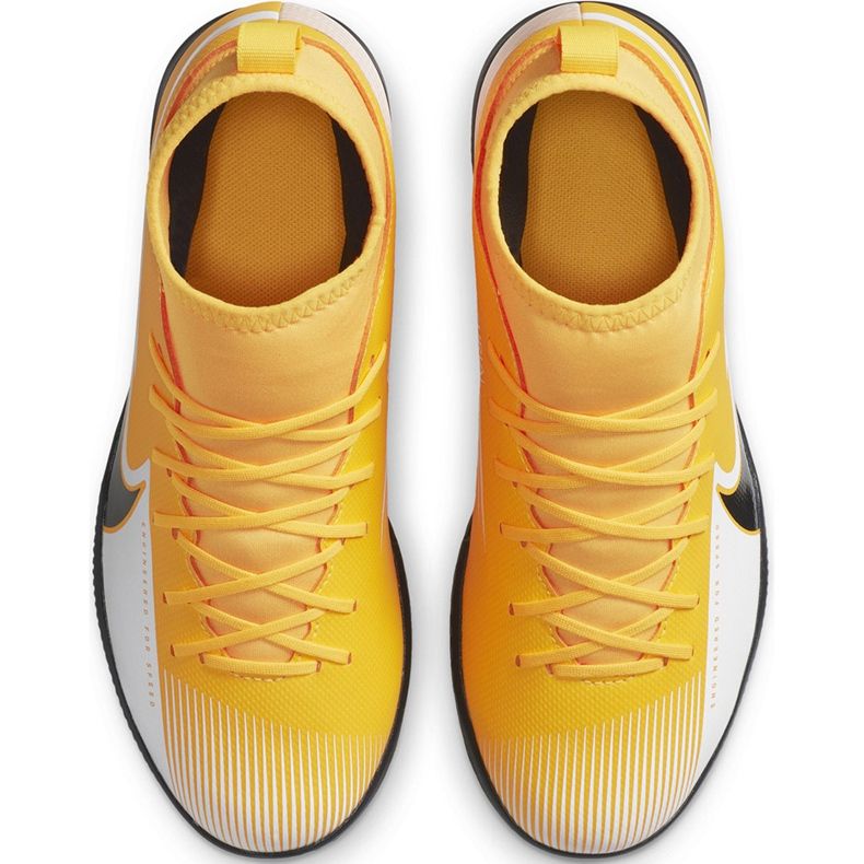 Nike Mercurial Superfly 7 Club Ic Junior AT8153 801 scarpe da calcio arancia giallo 1