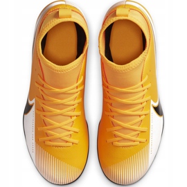 Nike Mercurial Superfly 7 Club FG / MG Junior AT8150 801 scarpe da calcio arancia giallo 1