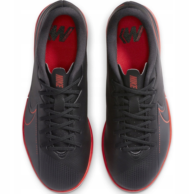 Scarpa da calcio Nike Mercurial Vapor 13 Academy Ic Junior AT8137 060 nero rosso nero 1