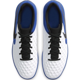 Scarpe da calcio Nike Tiempo Legend 8 Club Ic AT6110 104 blu bianca 1