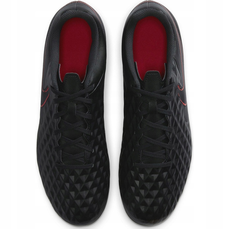 Nike Tiempo Legend 8 Club FG / MG AT6107 060 scarpe da calcio nero nero 1