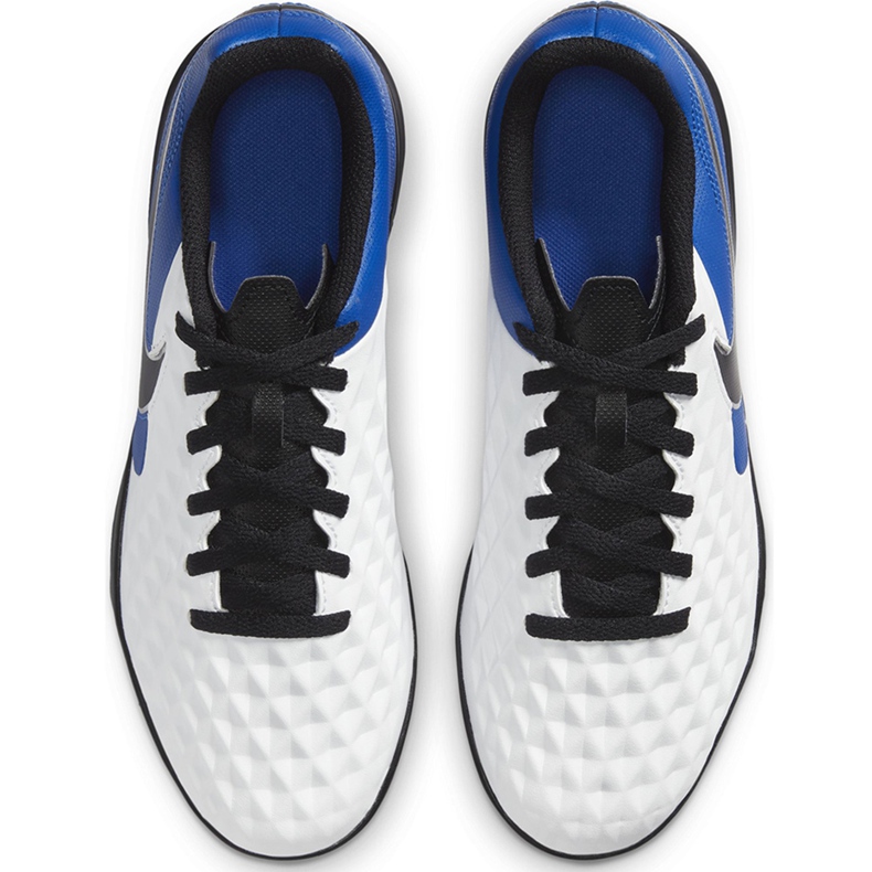 Nike Tiempo Legend 8 Club Tf Junior AT5883 104 scarpe da calcio blu bianco 1