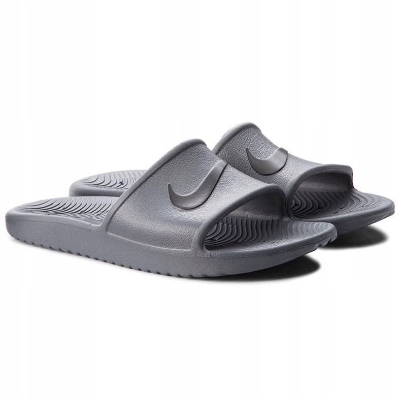 Grigio Nike Kawa Shower grigio 832 528 010 pantofole 1
