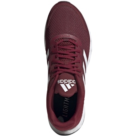 Scarpe running uomo adidas Duramo Sl bordeaux FW3217 rosso 1