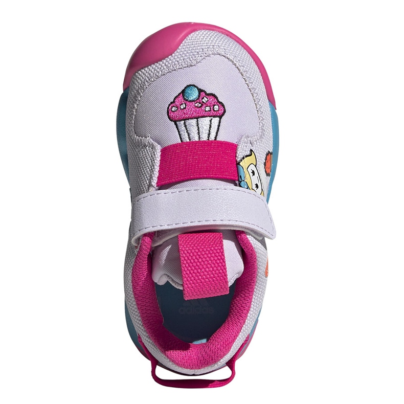 Adidas Active Play I scarpe da bambino bianco-blu-rosa FW8395 bianca viola 1