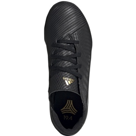 Scarpe da calcio Adidas Nemeziz 19.4 Tf Jr nere EG3313 per bambini nero nero 1