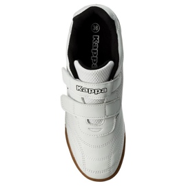 Kappa Kickoff T scarpe da bambino bianche e nere 260509T 1011 bianca bianca 1