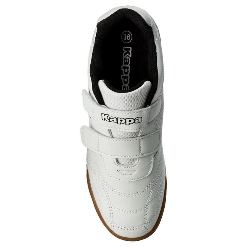 Kappa Kickoff T scarpe da bambino bianche e nere 260509T 1011 bianco bianco 1