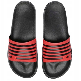 Pantofole da uomo 4F rosse H4L20 KLM001 62S nero rosso 1