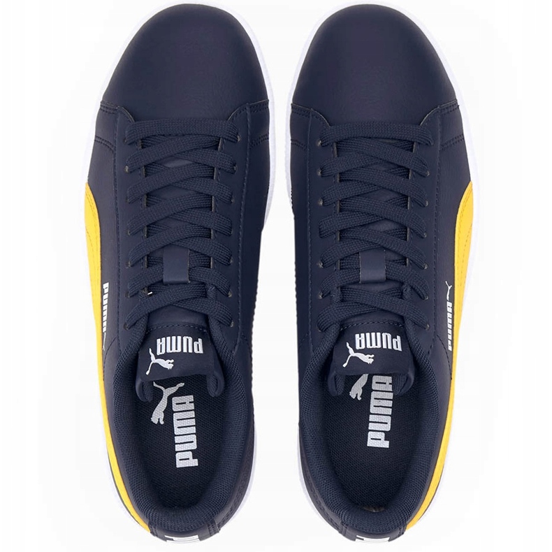 Scarpe da bambino Puma Up blu navy 373600 08 giallo 2