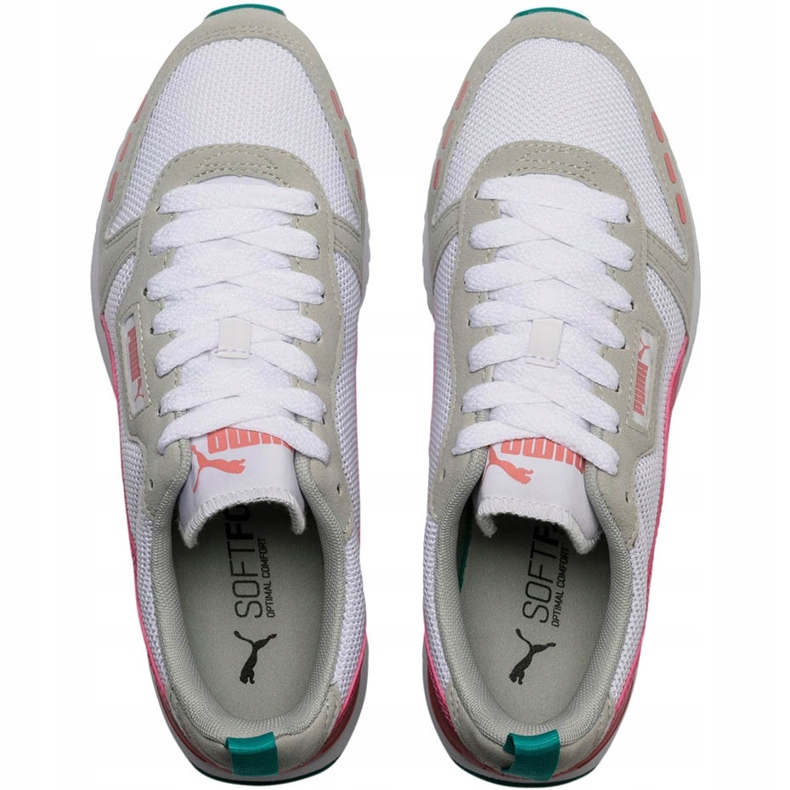 Scarpe da donna Puma R78 bianco-beige-rosa-turchese 373117 12 multicolore 1