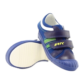 Scarpe da bambino Bartek 65498 blu navy bianca verde 3