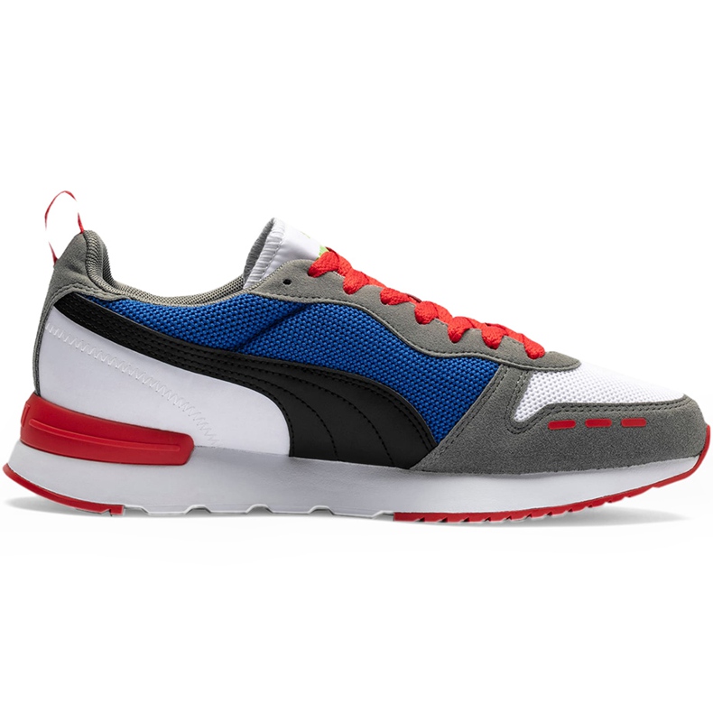 Scarpe uomo Puma R78 bianco-blu-rosso-nero 373117 10 blu navy grigio 1