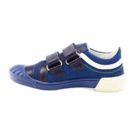 Scarpe da bambino Bartek 65498 blu navy bianco verde 2