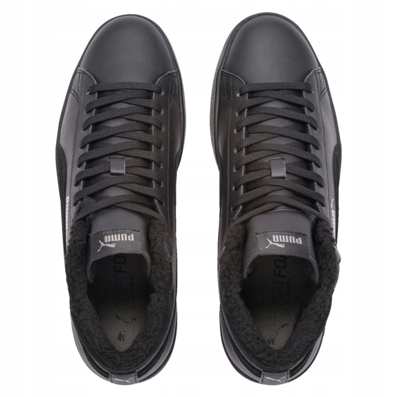 Puma Smash v2 Mid Wtr scarpe uomo nere 367338 03 nero 1