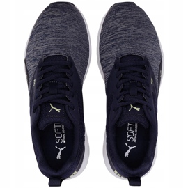 Scarpe da bambino Puma Nrgy Comet blu navy 190675 17 grigio 2
