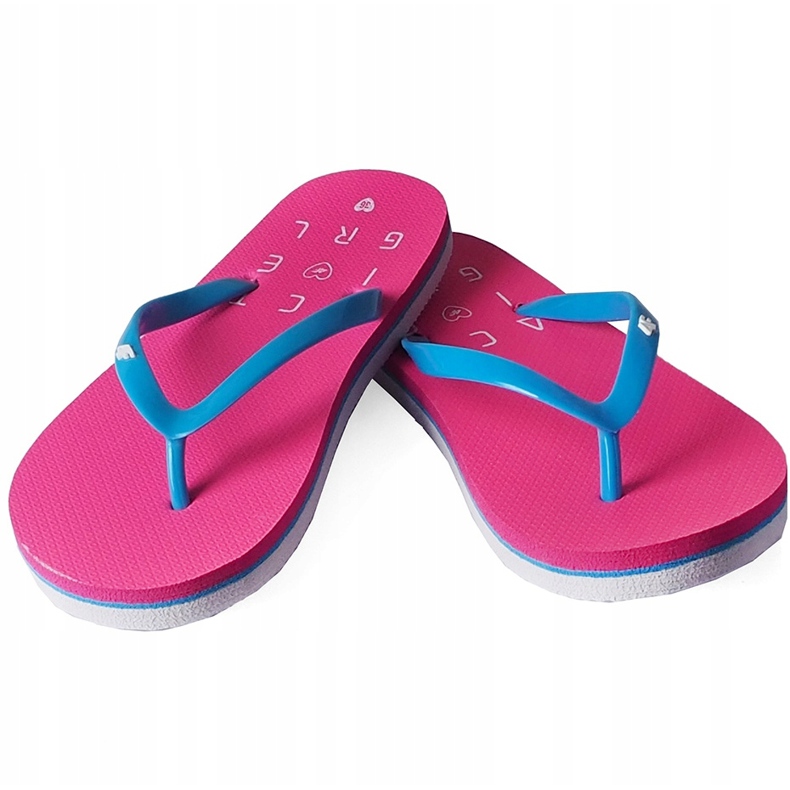 Ciabatte da bambina 4F fucsia HJL20 JKLD001 55S rosa 1