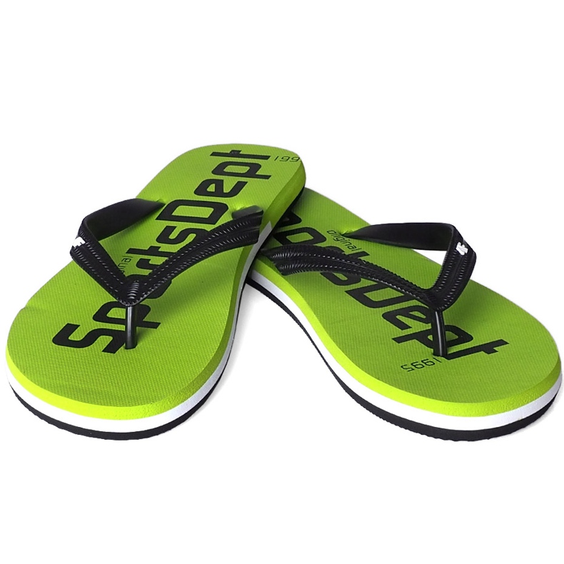 Pantofole da uomo 4F verde neon H4L20 KLM006 41N 1