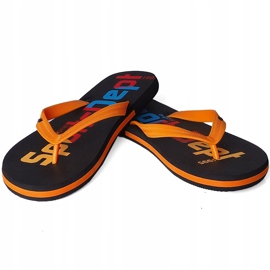 Pantofole da uomo 4F multicolor H4L20 KLM006 90S arancia 1