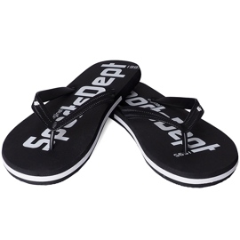 Pantofole da uomo 4F deep black H4L20 KLM006 20S nero 1