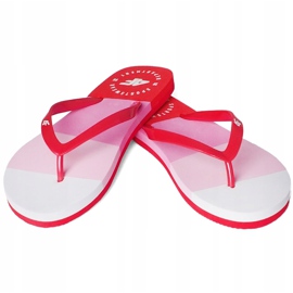 Pantofole da donna 4F rosa H4L20 KLD004 54S bianco 1
