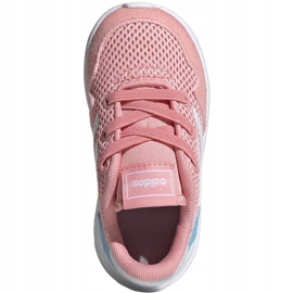 Scarpe da bambino Adidas Archivo K rosa EG3980 bianca blu 1