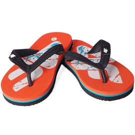 Ciabatte per bambino 4F multicolor HJL20 JKLM001 90S nero arancia 1