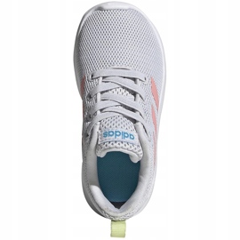 Adidas Lite Racer Cln I scarpe da bambino grigio-rosa EG4013 1