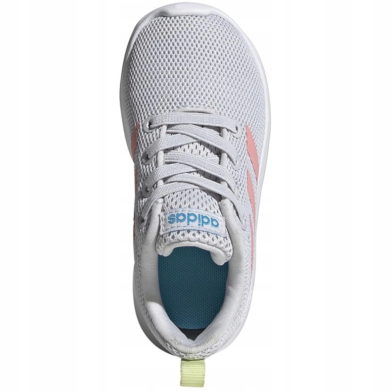 Adidas Lite Racer Cln I scarpe da bambino grigio-rosa EG4013 1
