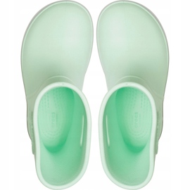 Stivali da pioggia Crocs per bambini Stivali da pioggia Crocband Kids verde 205827 3TO 1