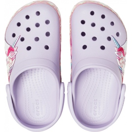 Crocs per bambini FunLab Unicorn Band Cg K viola 206270 530 1