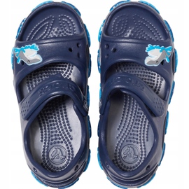 Sandali per bambini Crocs Crocs Fl Shark Band Sandal B blu navy 206365 410 1