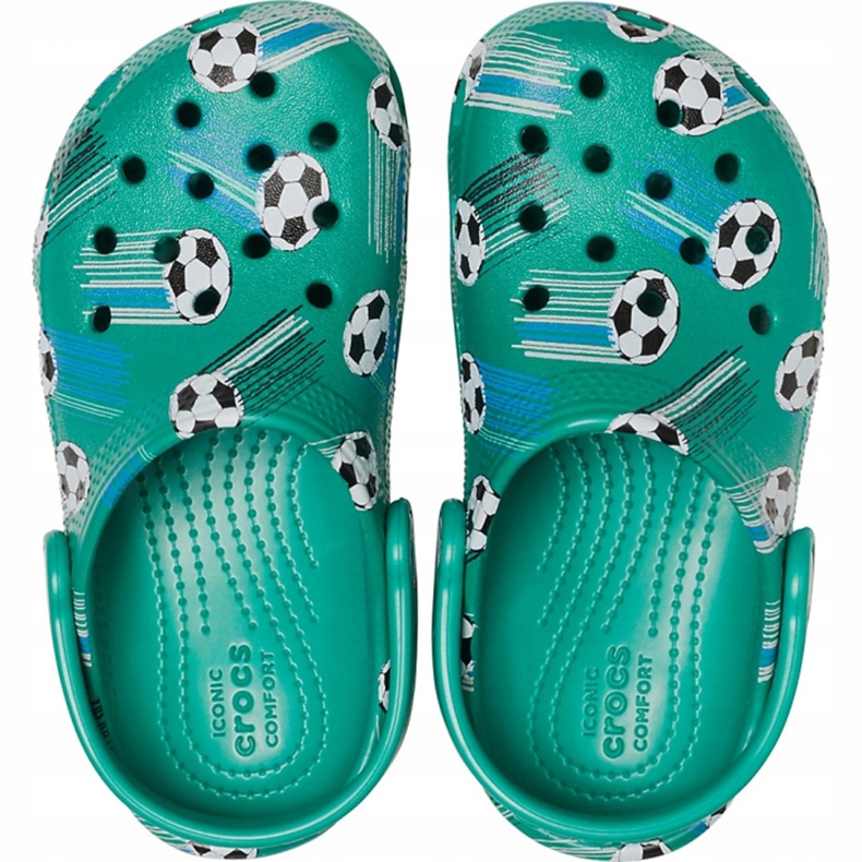 Crocs kids Classic Sport Ball Zoccolo Ps verde 206417 3TJ 1