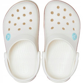 Crocs per bambini Crocband Rainbow Glitter Clg K bianco 206151 100 bianca 1
