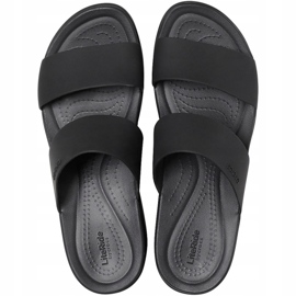 Pantofole da donna Crocs Brooklyn Mid Wedge W nere 206 219 060 nero 1