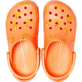 Zoccolo Crocs Kids Classic Vacay Vibes Arancio 206375 801 arancia 1