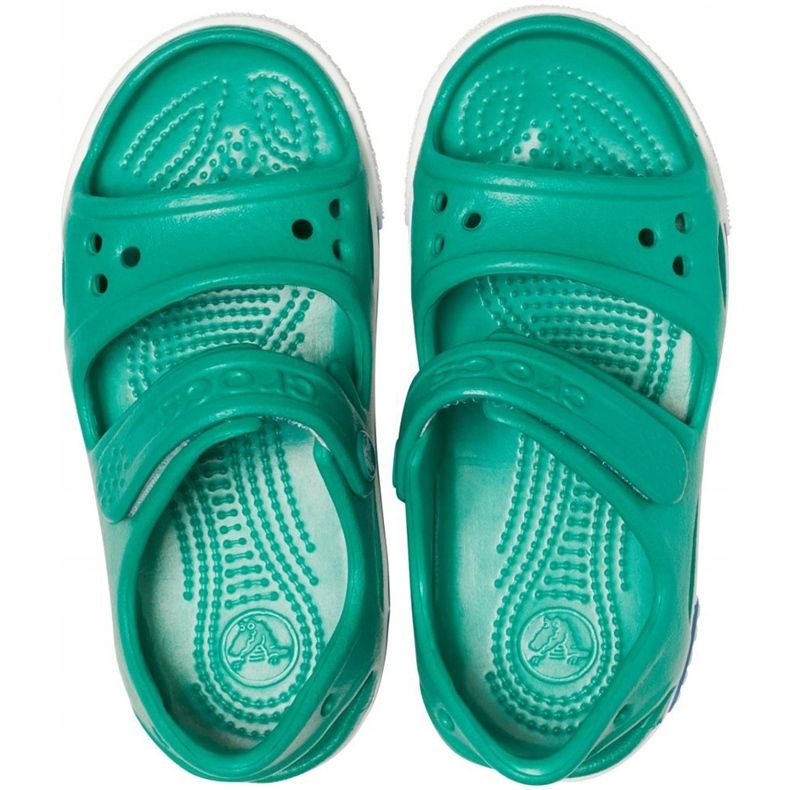 Sandali Crocs per bambini Crocband Ii Sandal Ps Kids verde-blu 14854 3TV 1