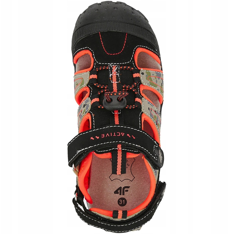 Sandali per bambino 4F multicolor HJL20 JSAM002 90S nero multicolore 1
