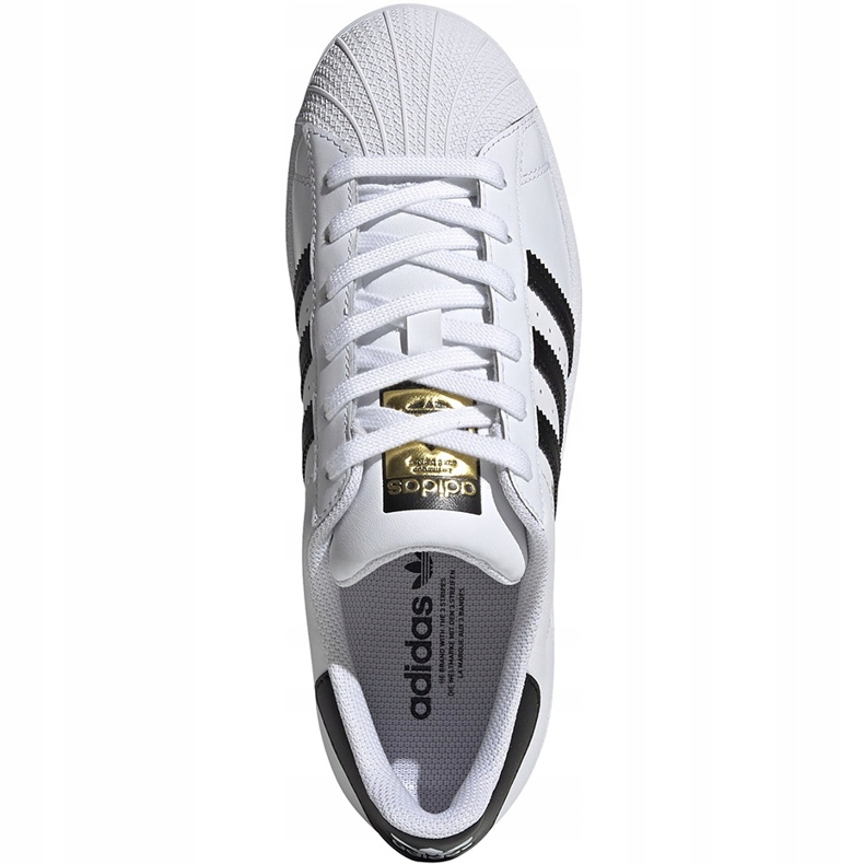 Scarpe da donna adidas Superstar W bianche FV3284 bianca 1