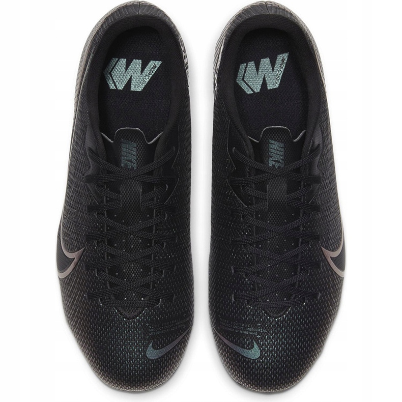 Nike Mercurial Vapor 13 Academy FG / MG Junior AT8123 010 scarpe da calcio nero/grigio/argento nero 1