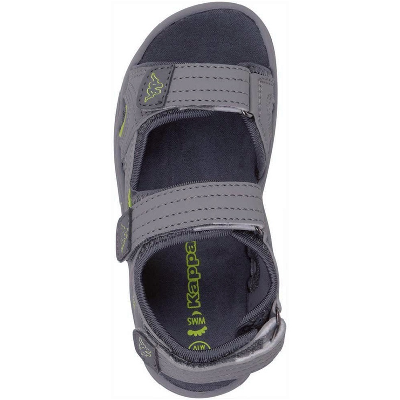 Kappa Early Ii K Footwear Sandali bambino grigio-lime 260373K 1633 1