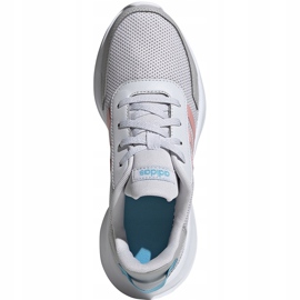 Adidas Tensaur Run K scarpe bambino grigio-rosa EG4132 1