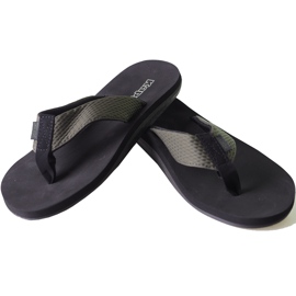 Pantofole uomo Kappa Pahala nere e verdi 242669 3111 nero verde 1