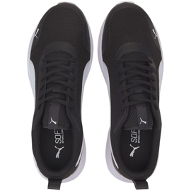 Scarpe da uomo Puma Flex Renew bianche e nere 371120 02 nero 1