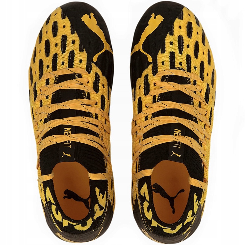 Scarpe da calcio Puma Future 5.1 Netfit Fg Ag Junior 105805 02 giallo 1