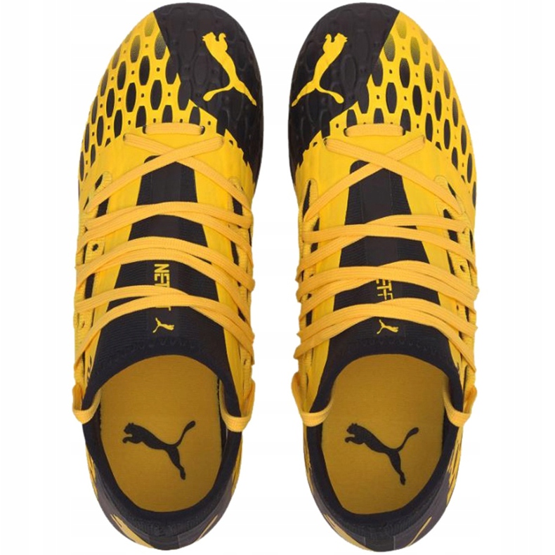 Scarpe da calcio Puma Future 5.3 Netfit Fg Ag Junior 105806 03 giallo 2