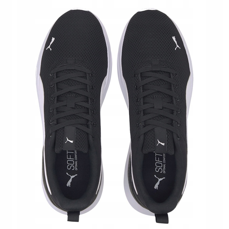 Puma Anzarun Lite scarpe da uomo bianche e nere 371128 02 nero 1
