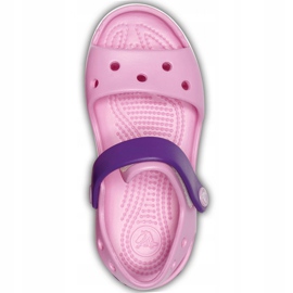 Sandali Crocs per bambini Crocband Sandal Kids rosa chiaro-viola 12856 6AI 1