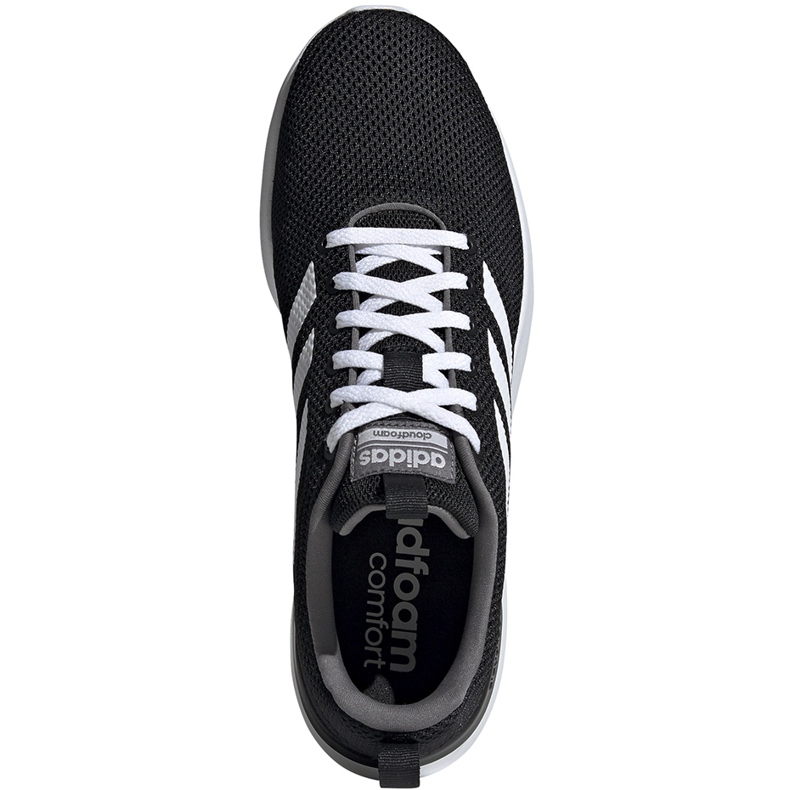 Adidas Lite Racer Cln bianco e nero EE8138 scarpe da uomo bianca 1